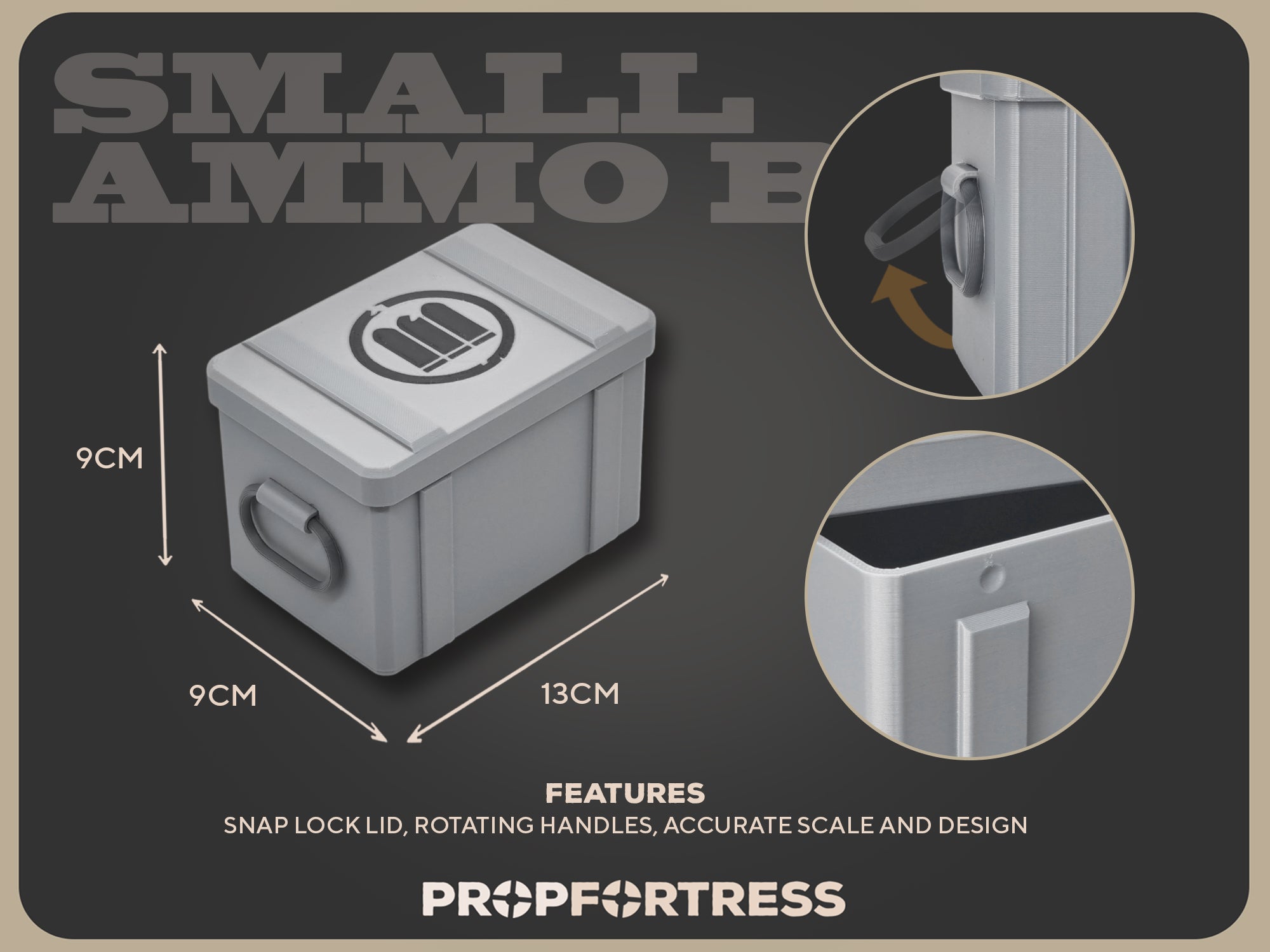 Ammo Box Storage Container - Small