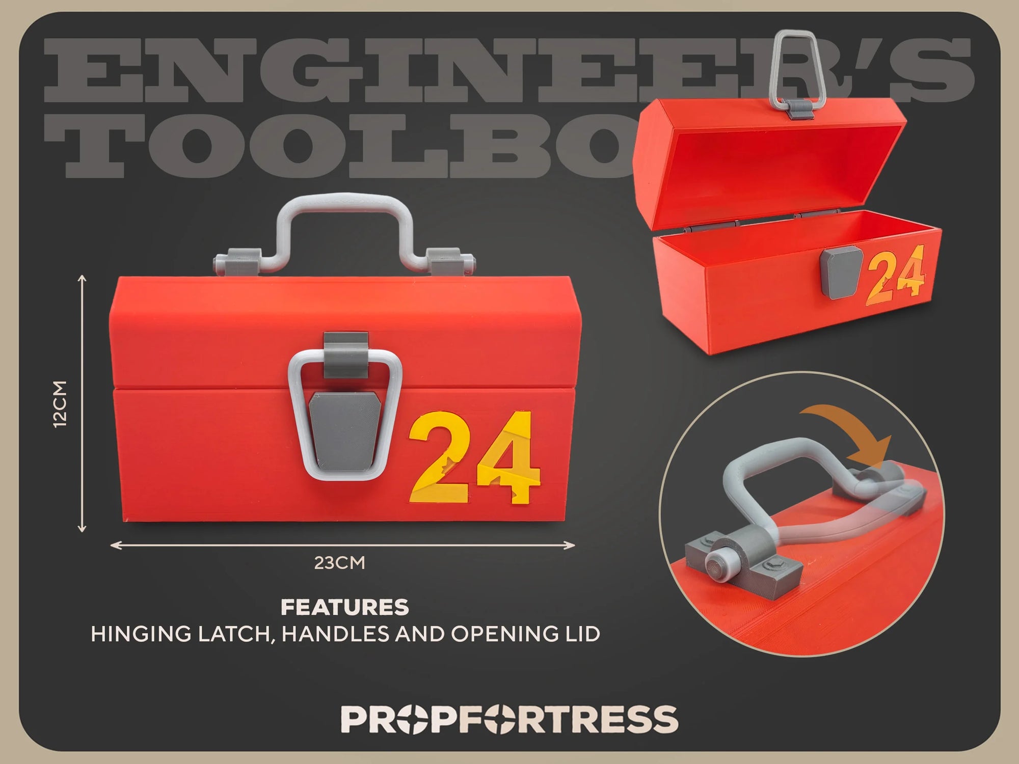 Engineer's Toolbox Desk Container