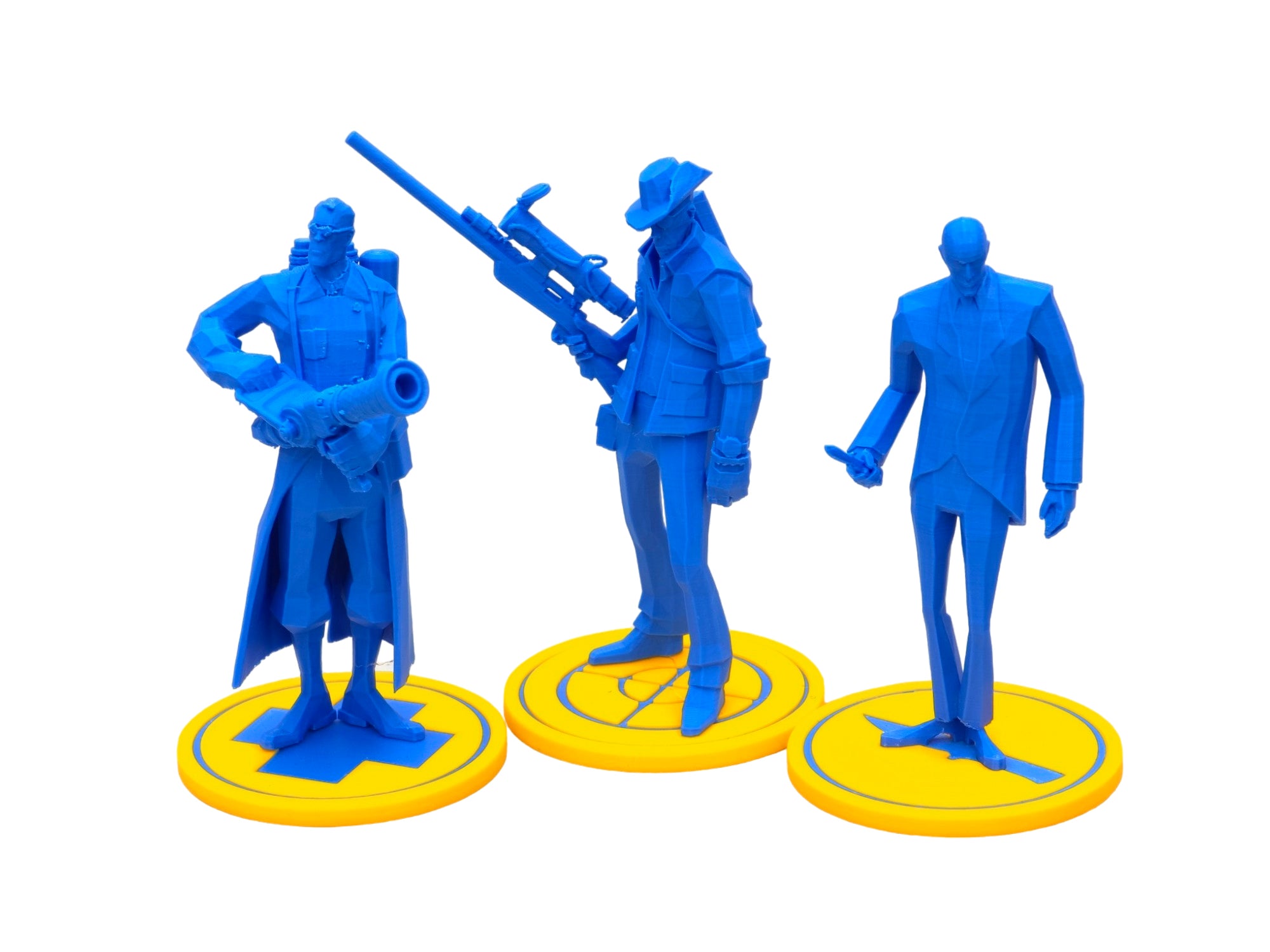 Low Poly Mini Statues - All Class / Multiple Colors