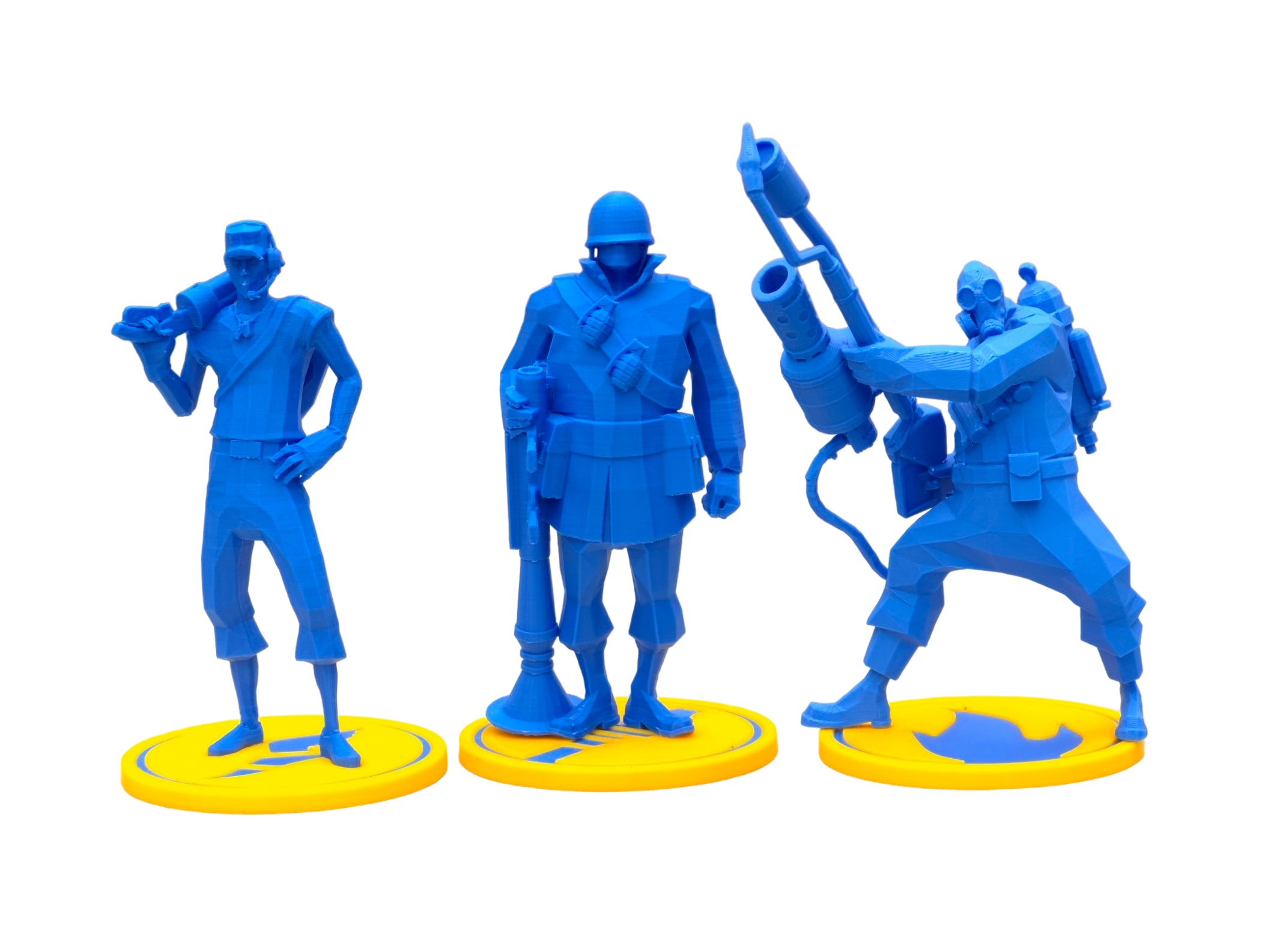 Low Poly Mini Statues - All Class / Multiple Colors